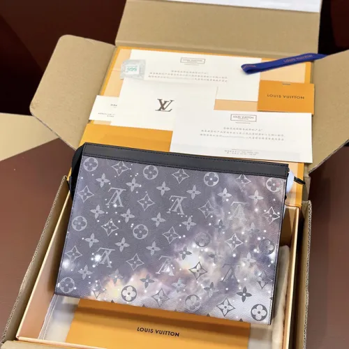 Louis Vuitton Pochette Voyage MM Monogram Eclipse #B50704