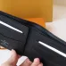 Louis Vuitton Style Slender Wallet - Monogram Taiga Leather Bifold Card Holder | 8 Card Slots + Paper Compartment (M81628) #B59489