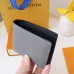 Louis Vuitton Style Slender Wallet - Monogram Taiga Leather Bifold Card Holder | 8 Card Slots + Paper Compartment (M81628) #B59489
