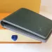 Louis Vuitton Style Slender Wallet - Monogram Taiga Leather Bifold Card Holder | 8 Card Slots + Paper Compartment (M81628) #B59489
