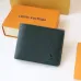 Louis Vuitton Style Slender Wallet - Monogram Taiga Leather Bifold Card Holder | 8 Card Slots + Paper Compartment (M81628) #B59489