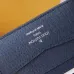 Louis Vuitton Style Slender Wallet - Monogram Taiga Leather Bifold Card Holder | 8 Card Slots + Paper Compartment (M81628) #B59489