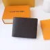 Louis Vuitton Style Slender Wallet - Monogram Taiga Leather Bifold Card Holder | 8 Card Slots + Paper Compartment (M81628) #B59489