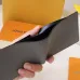 Louis Vuitton Style Slender Wallet - Monogram Taiga Leather Bifold Card Holder | 8 Card Slots + Paper Compartment (M81628) #B59489
