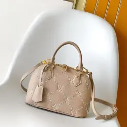 LV Alma BB Monogram Empreinte Couture Handbag M28458 23.5x17.5x11.5cm #A67498