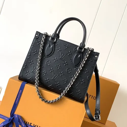 LV Black Monogram Mini OnTheGo Tote M14576 W19xH11.5xL25cm #B67198