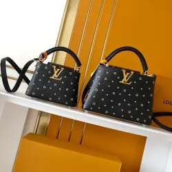 LV Capucines BB Monogram Leather Crossbody Bag #B65065