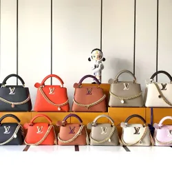 LV Capucines Mini Top Handle Crossbody Bag M28450 21×14×8CM #A68121