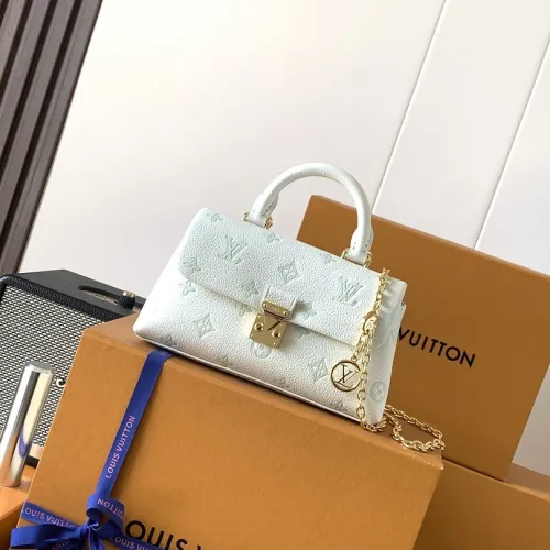 LV Nano Madeleine Monogram Leather Chain Bag 21×12.5×6cm #B65055