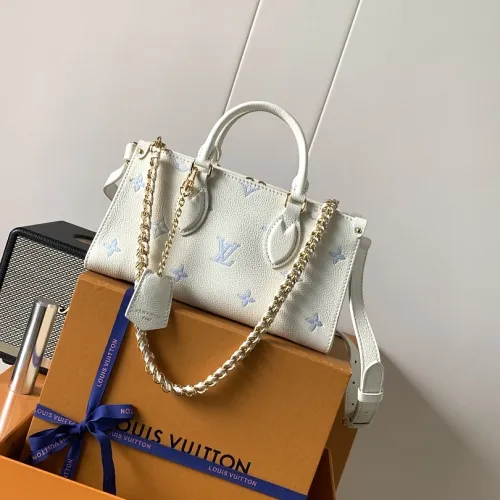LV OnTheGo PM Monogram Leather Crossbody Tote 25×13×10cm #B65056