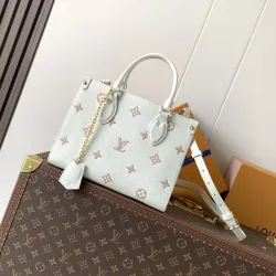 LV OnTheGo PM Monogram Leather Crossbody Tote 25×19×11.5cm #B65049