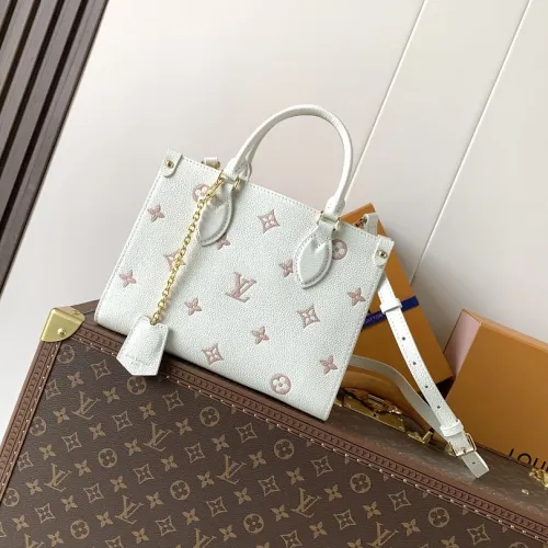 LV OnTheGo PM Monogram Leather Crossbody Tote 25×19×11.5cm #B65049