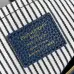 LV Original M15277 Sac Speedy Bandoulière 40 | Denim Patchwork Travel Bag with Koi Fish Motif #B60246