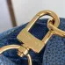 LV Original M15277 Sac Speedy Bandoulière 40 | Denim Patchwork Travel Bag with Koi Fish Motif #B60246