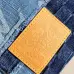 LV Original M15277 Sac Speedy Bandoulière 40 | Denim Patchwork Travel Bag with Koi Fish Motif #B60246
