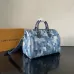LV Speedy 30 Damoflage Print Canvas Handbag with Strap 34×22×19cm #B65046