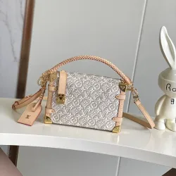 LV White Empreinte Side Trunk Bag M2A145 L23.5xW16xH8.5cm #B67208