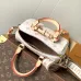 LV White Monogram Speedy 18 Mini Bag M4625z L13.5xH8cm #B67220
