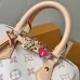 LV White Monogram Speedy 18 Mini Bag M4625z L13.5xH8cm #B67220
