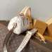 LV White Monogram Speedy 18 Mini Bag M4625z L13.5xH8cm #B67220
