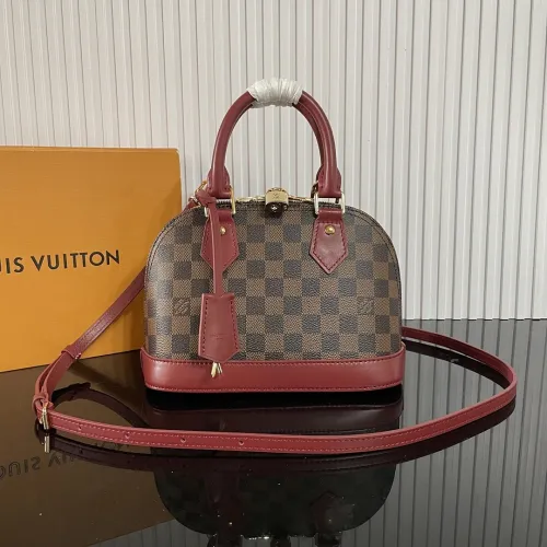 Louis Vuitton Alma BB Handbag Damier Ebene M48279 23.5x17.5x11.5cm #A69557