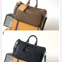 Louis Vuitton Full Calfskin Keepall Cargo 35 Duffle Bag M28100 #B66567