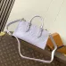 Louis Vuitton M15192 OnTheGo East West Tote Bag - Monogram Empreinte Leather (Purple) with Microchip #B60510