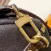 Louis Vuitton M26397 Express Medium Hobo Bag Dark Brown Calfskin Monogram Trim Crossbody Handbag #B65983