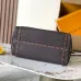 Louis Vuitton M26397 Express Medium Hobo Bag Dark Brown Calfskin Monogram Trim Crossbody Handbag #B65983