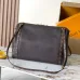 Louis Vuitton M26397 Express Medium Hobo Bag Dark Brown Calfskin Monogram Trim Crossbody Handbag #B65983