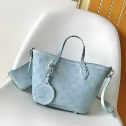 Louis Vuitton M27599 Mahina Blossom Perforated Leather Mini Tote Shoulder Crossbody Handbag #B65992