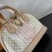Louis Vuitton M28672 Stamp Limited Alma BB Printed Canvas Dome Top Handle Crossbody Bag #B65988