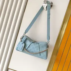 Louis Vuitton M29317 Mahina Hand It All Perforated Leather Shoulder Crossbody Handbag #B65985