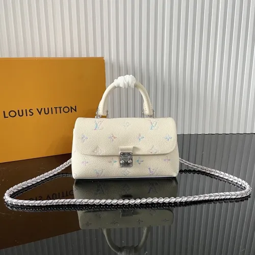 Louis Vuitton M2A374 Nano Madeleine Monogram Empreinte Link Quartz Handbag #A67489
