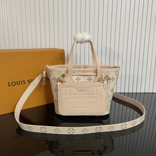 Louis Vuitton M2A46 Neverfull Inside Out BB Monogram Dune Tote Handbag #A67487