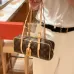 Louis Vuitton Monogram Canvas Cylinder Bag - Luxury Top-Handle Handbag with Gold-Tone Lock & Signature Hardware M47031 #B58339