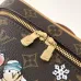 Louis Vuitton Monogram Canvas Vanity Case - Limited Edition with Cute Winter Cartoon Motif & Gold-Tone Zippers M26647 #B58343