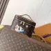 Louis Vuitton Monogram Canvas Vanity Case - Limited Edition with Cute Winter Cartoon Motif & Gold-Tone Zippers M26647 #B58343