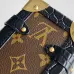 Louis Vuitton N30010 Getaway Side Trunk Croc Trim Monogram Shoulder Crossbody Handbag #B65984