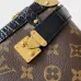 Louis Vuitton N30010 Getaway Side Trunk Croc Trim Monogram Shoulder Crossbody Handbag #B65984