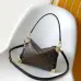 Louis Vuitton N30010 Getaway Side Trunk Croc Trim Monogram Shoulder Crossbody Handbag #B65984
