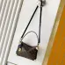 Louis Vuitton N30010 Getaway Side Trunk Croc Trim Monogram Shoulder Crossbody Handbag #B65984