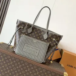 Louis Vuitton Neverfull Inside Out MM Tote Bag M25664, 28x14x31cm #A69522