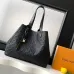 Louis Vuitton Neverfull MM Tote Bag (2 Colors) – Black/Burgundy Monogram Empreinte Leather with Gold-Tone Lock #B59169