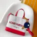 Louis Vuitton Shopper Tote MM Canvas Handbag M29322 26x20x10cm #A68093