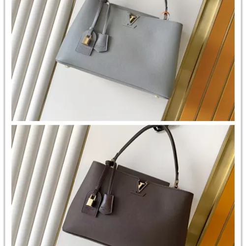 Louis Vuitton Taurillon Leather Capucines Large Tote Bag M26259 #B66564