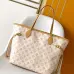 Louis Vuitton White Gradient Neverfull MM Monogram Blossoms Tote #B67331