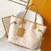 Louis Vuitton White Gradient Neverfull MM Monogram Blossoms Tote #B67331