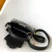 Louis Vuitton Women's Black Grained Leather Handbag with Crystal Embellishments & Signature LV Logo M25934 #B57300