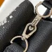 Louis Vuitton Women's Black Grained Leather Handbag with Crystal Embellishments & Signature LV Logo M25934 #B57300